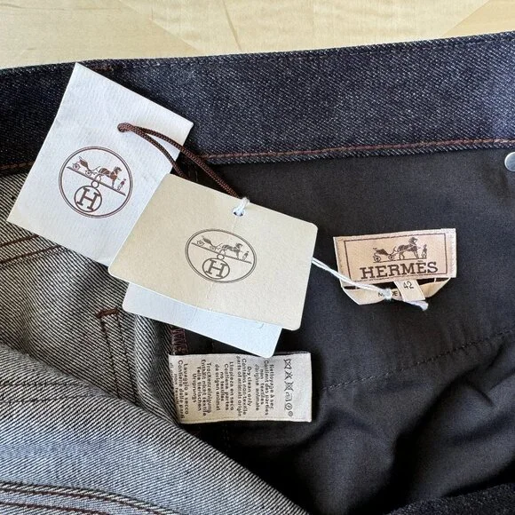 HERMES Men's Jeans Size 42 - Picture 6 of 10